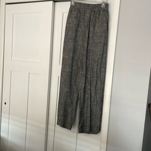 NEW  black/grey womens dress pants elastic waistband